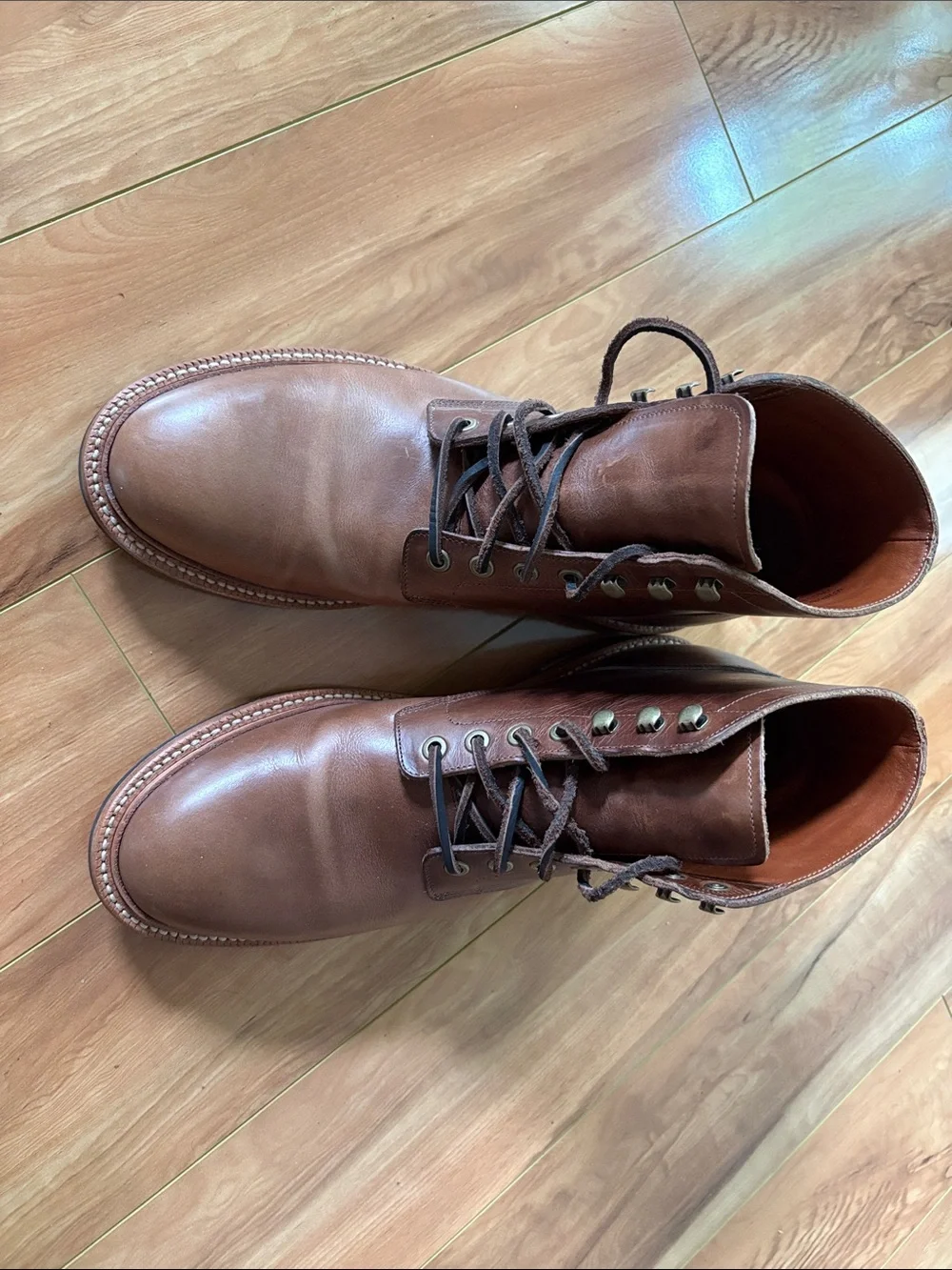 Men's Grant Stone Diesel Leather Boots - Dune Chromexcel 10.5 D